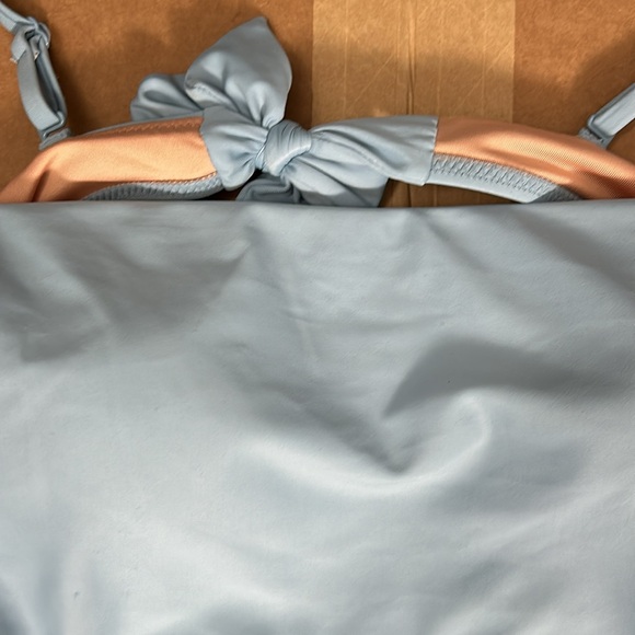 J crew Cutout tie-back one piece swimsuit size 8 style bf166 baby blue - Picture 16 of 16